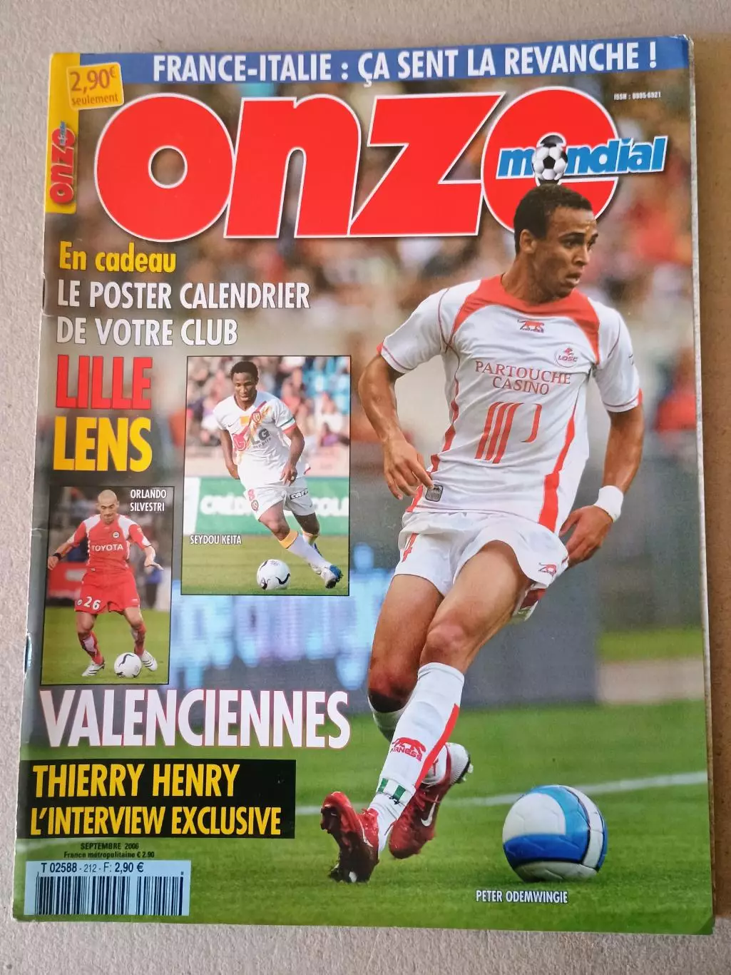 Onze mondial n.212/2006 -отсутствует плакат A2.
