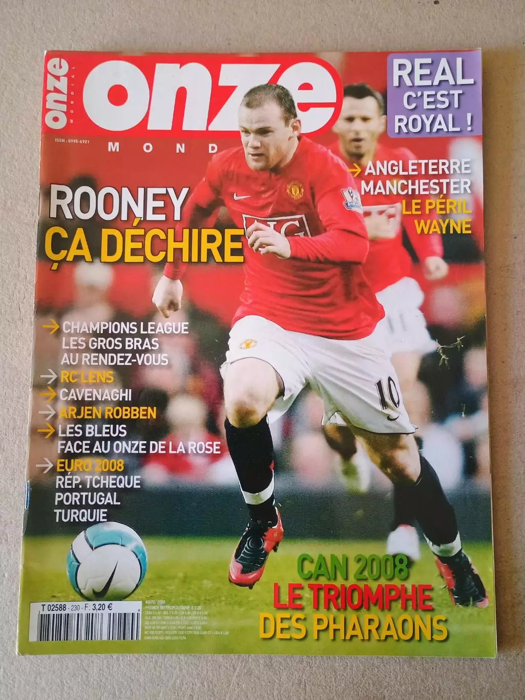 Onze mondial n.230/ 2008 -Отсутствуют карты Onze.