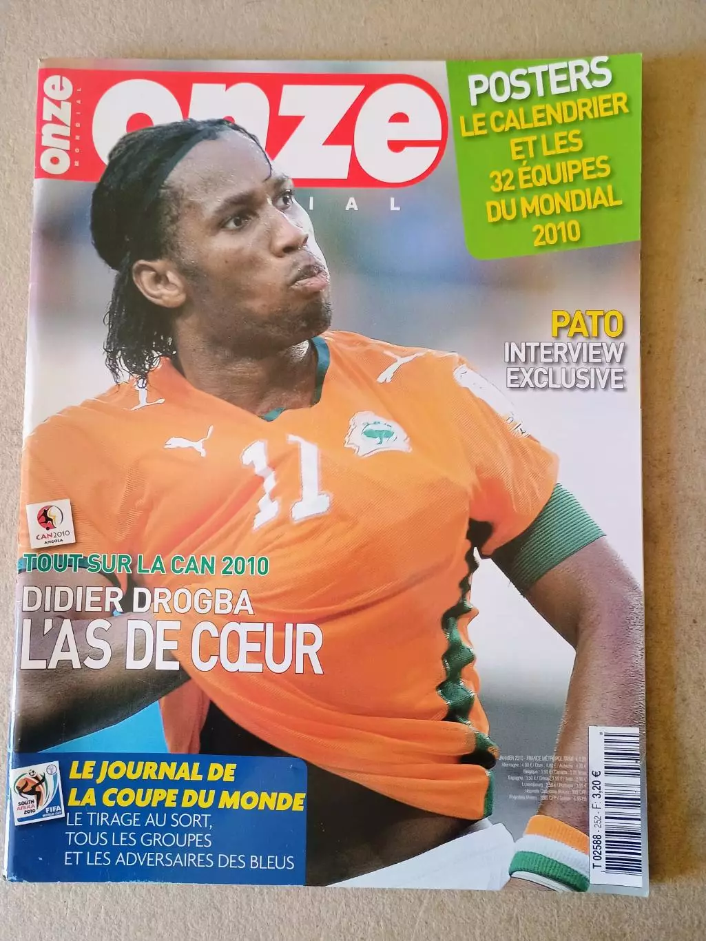 Onze mondial n.252/2010 -отсутствует плакат A2.
