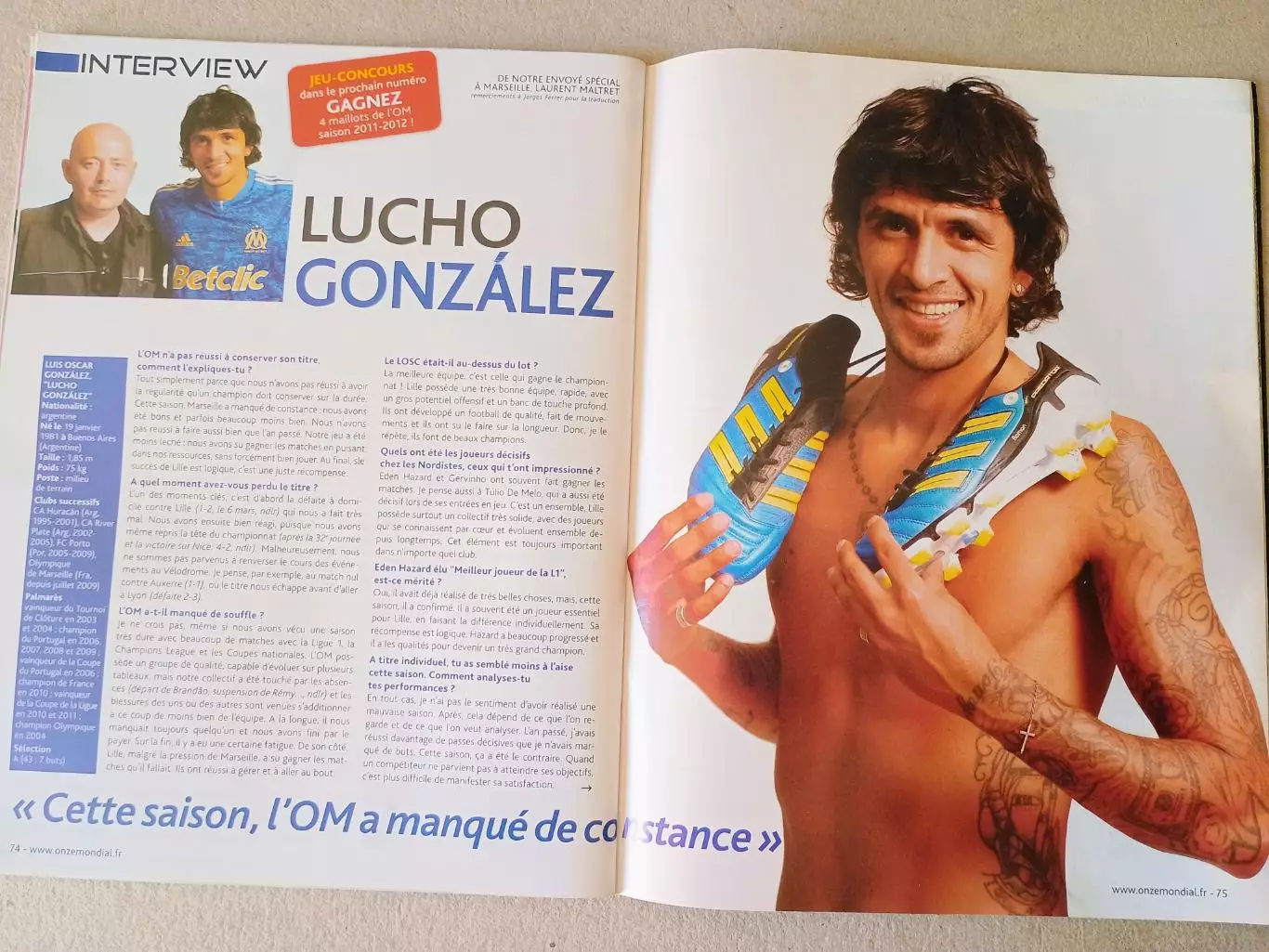 Onze mondial n.269/ 2011 5