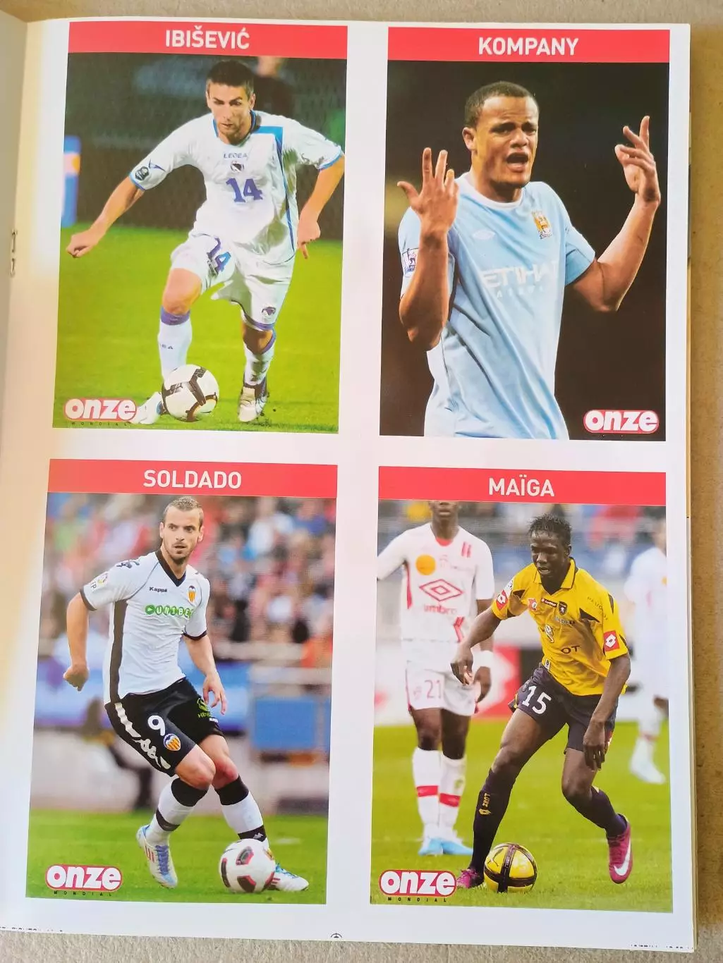 Onze mondial n.271/2011 -отсутствует плакат A2. 3