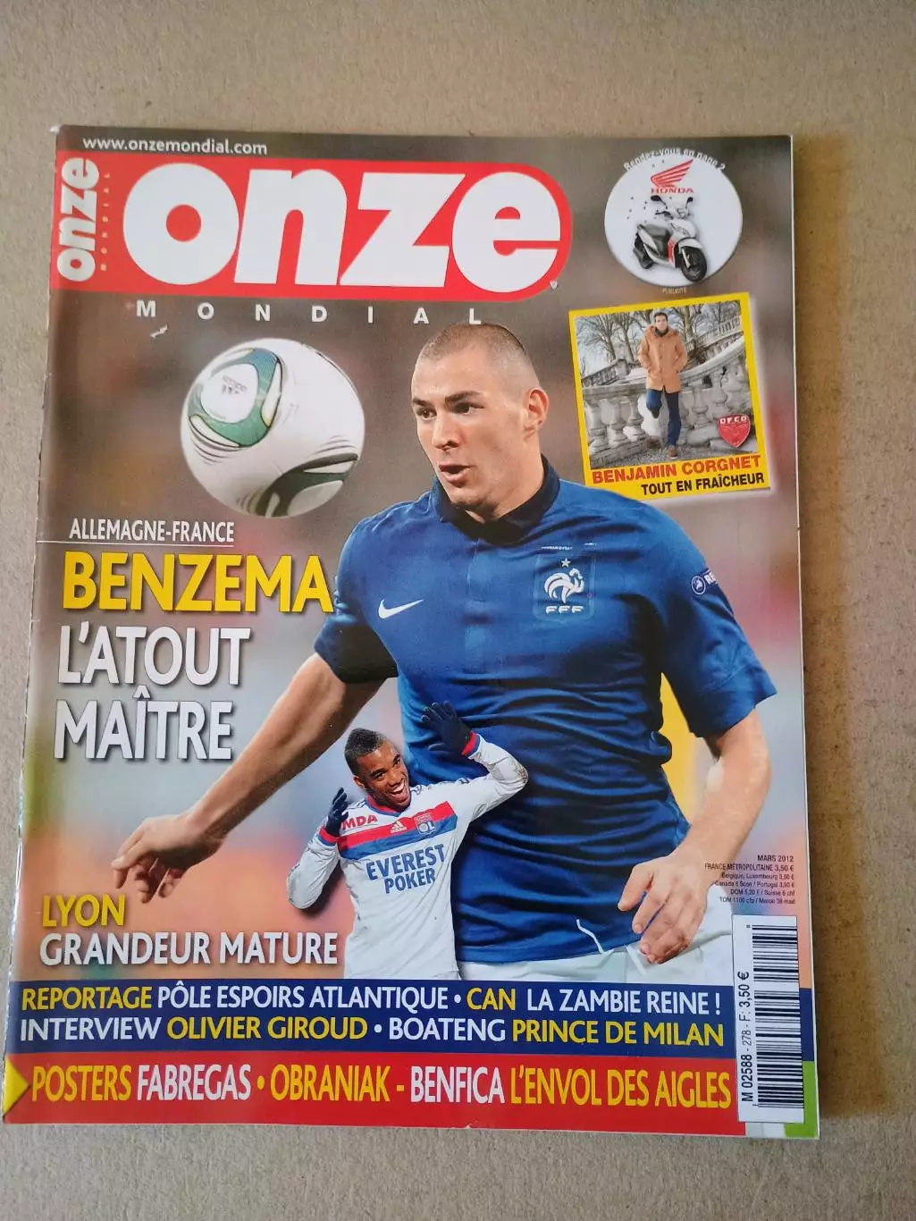 Onze mondial n.278/2012