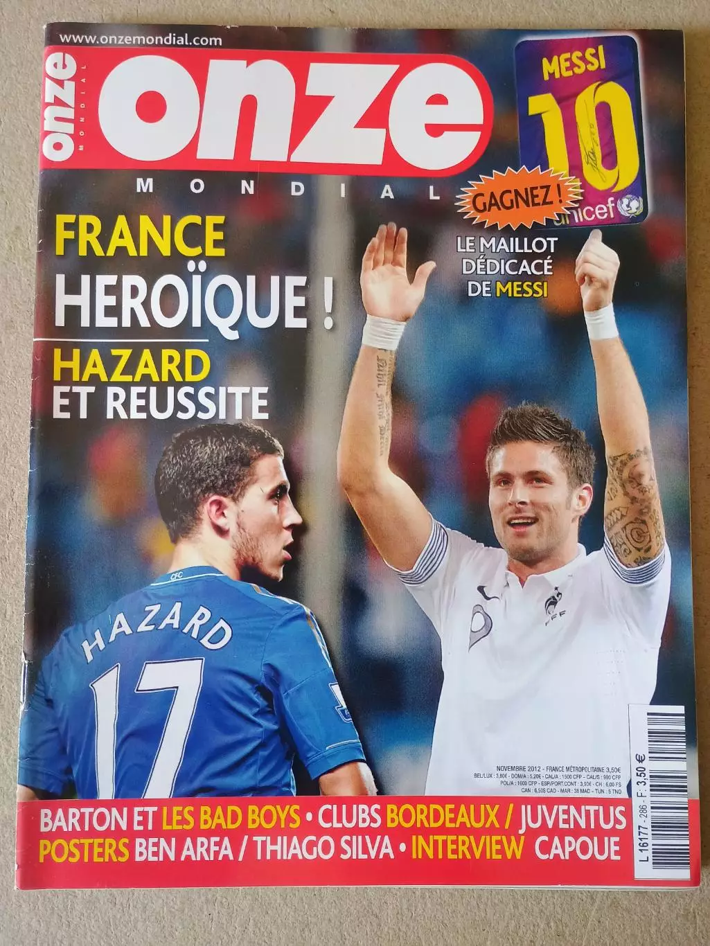 Onze mondial n.286/2012