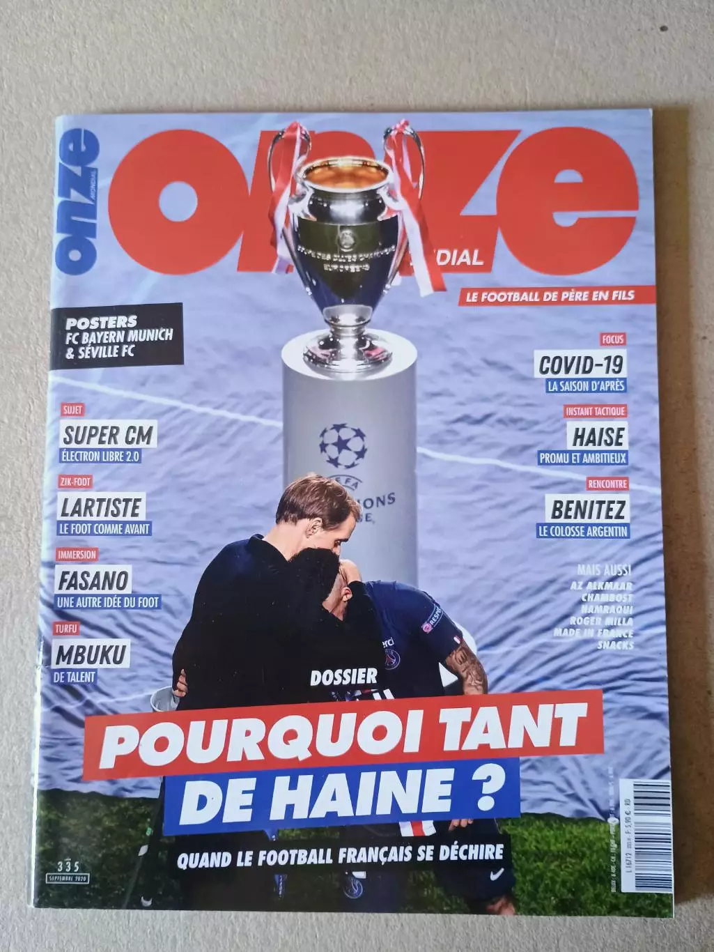 Onze mondial n.335/2020 -Отсутствует плакат формата А2.