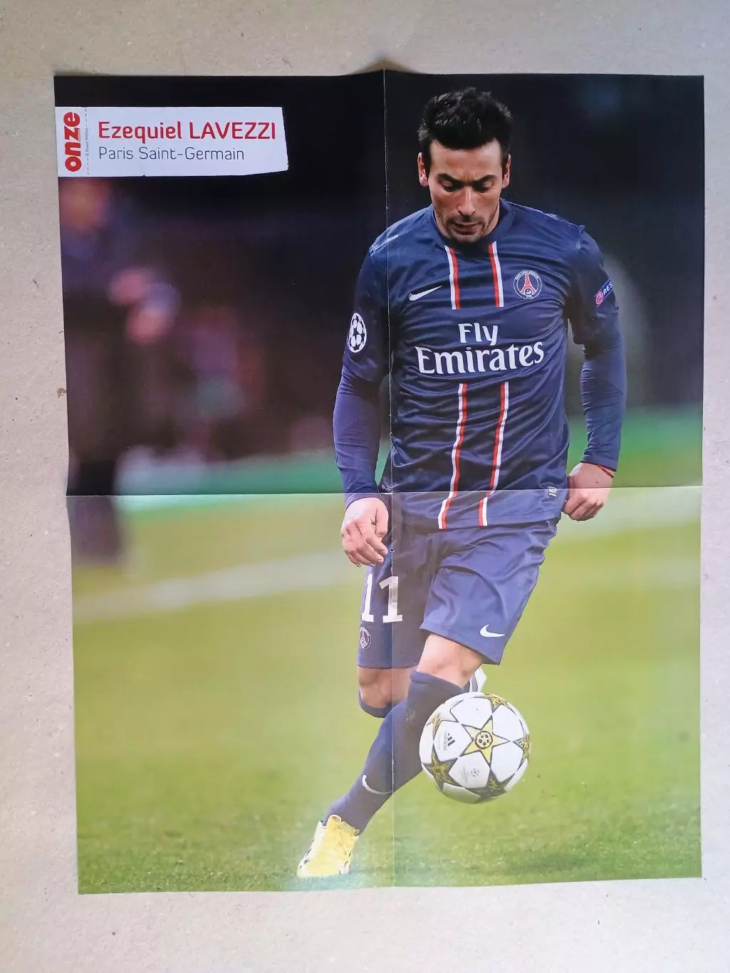 Poster A2- Iniesta,Lavezzi 1