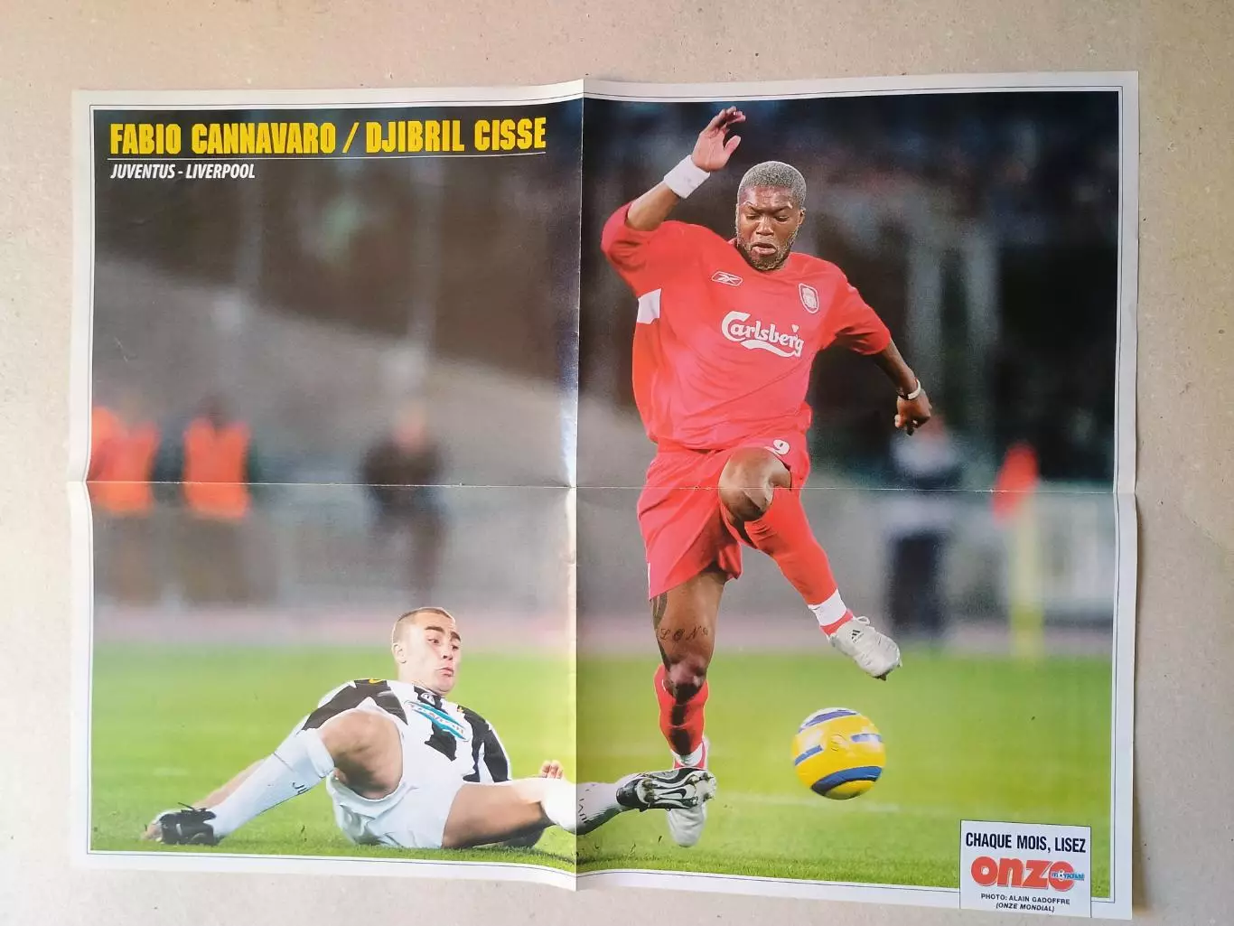Poster A2- Cannavaro,Cisse,Nesta,Adriano