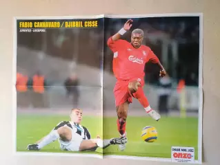 Poster A2- Cannavaro,Cisse,Nesta,Adriano