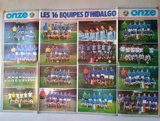 Poster A1- France,Platini- поврежденные углы плаката