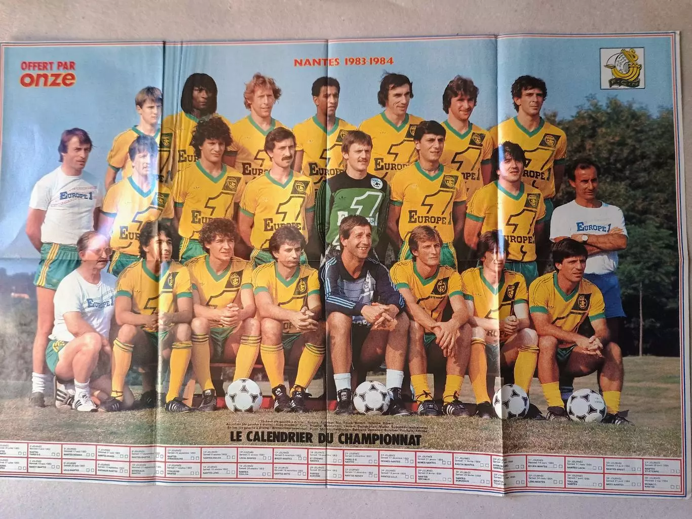 Poster A1- PSG, Nantes 1