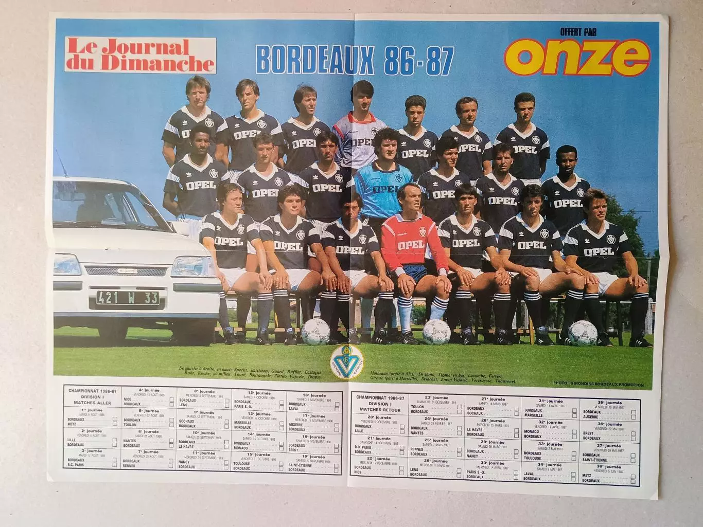 Poster A2- Bordeaux,PSG