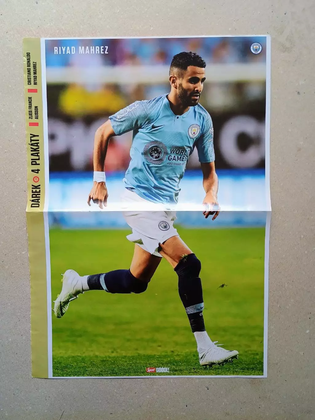 Poster A3- Mahrez,Ronaldo