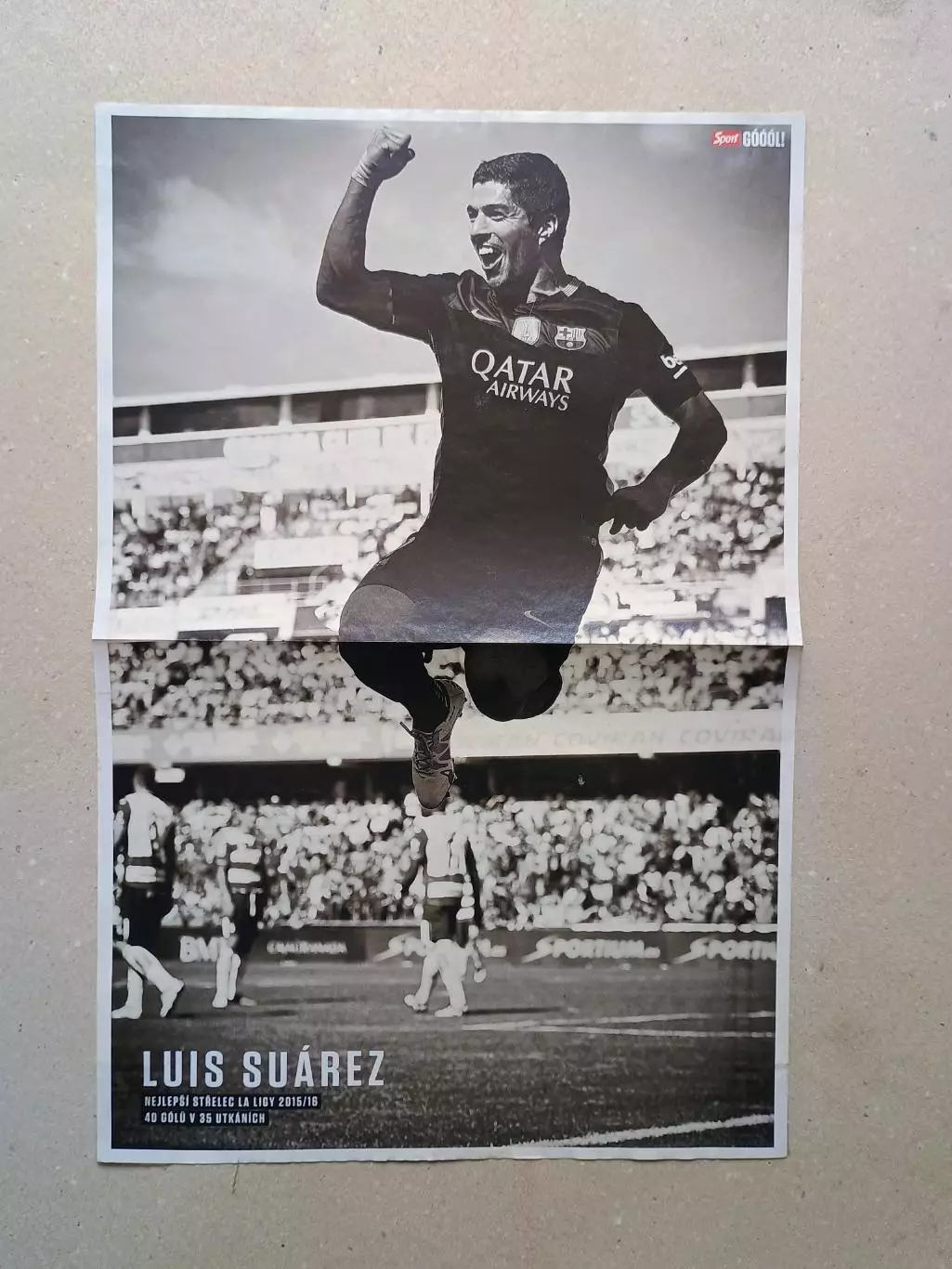 Poster A3- Real Madrid,Suarez 1