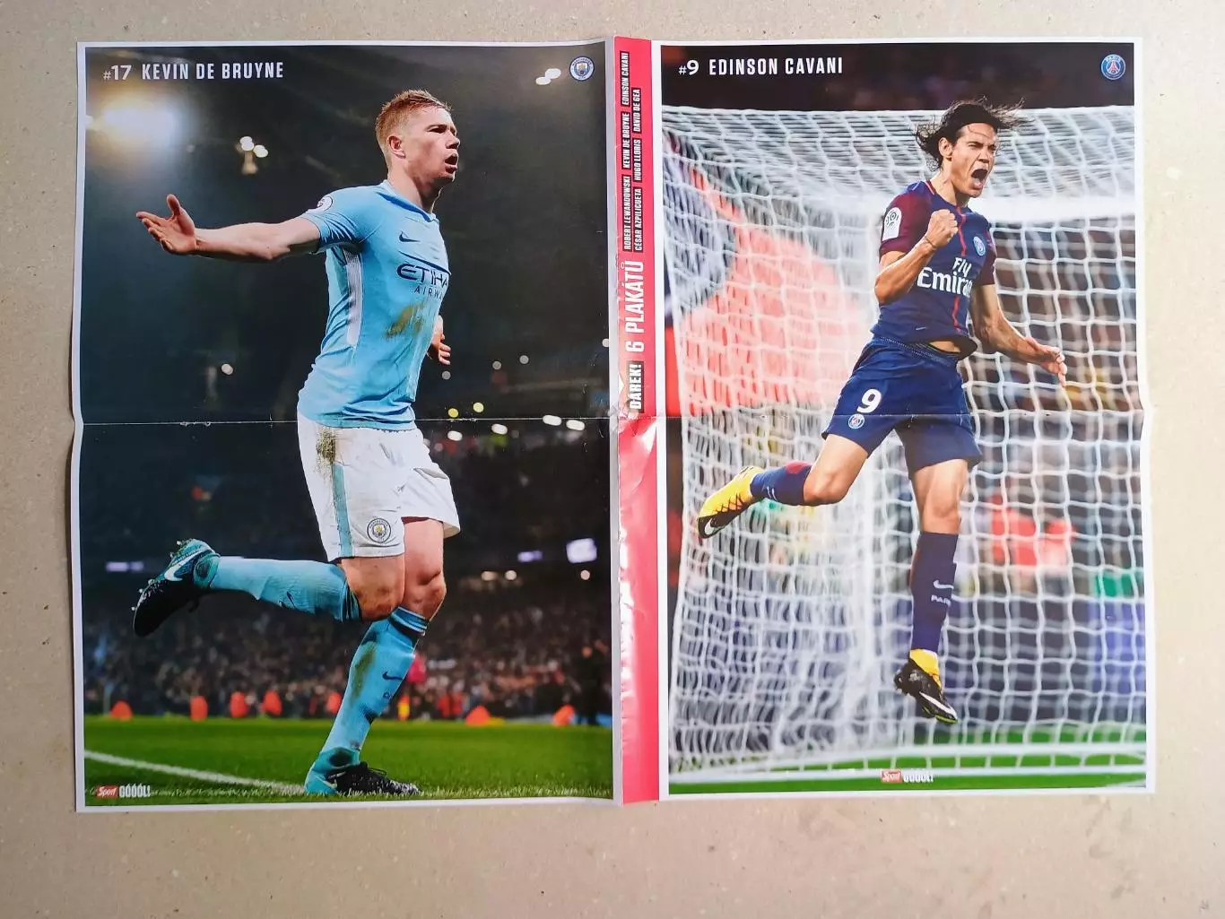 Poster A2- De Bruine,Cavani,Lewandowski,Azpilicueta