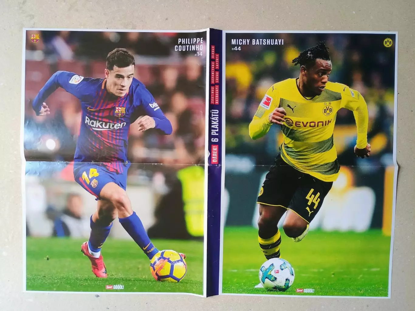 Poster A2- Coutinho,Batshuayi,Giroud,Aubameyang
