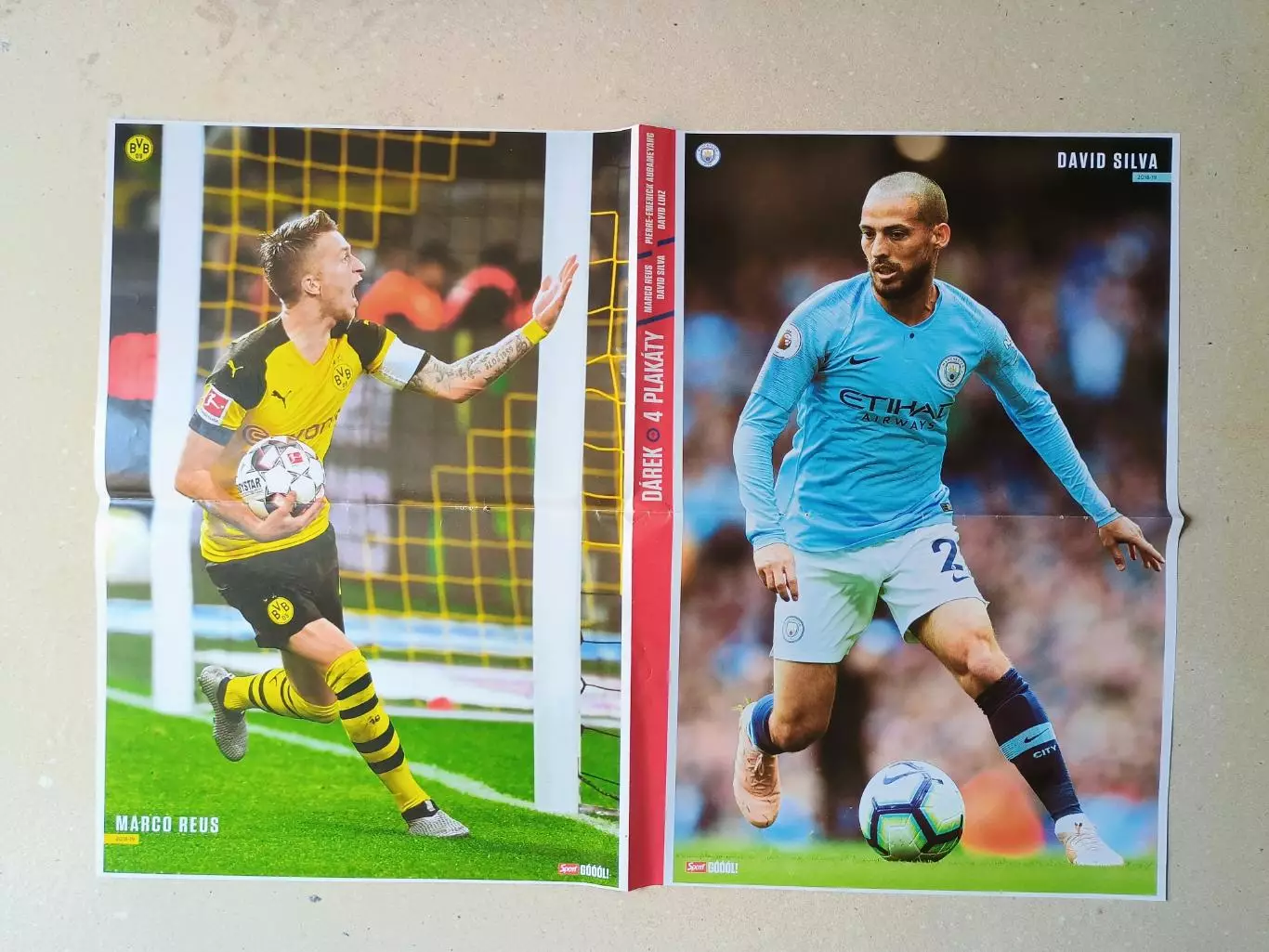 Poster A2- Reus,Silva,Aubameyang,Luiz