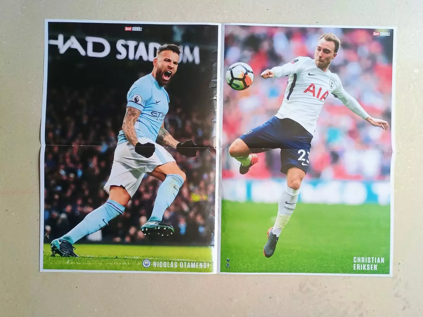 Poster A2- Ibrahimovic, Firmino,Otamendi,Eriksen 1