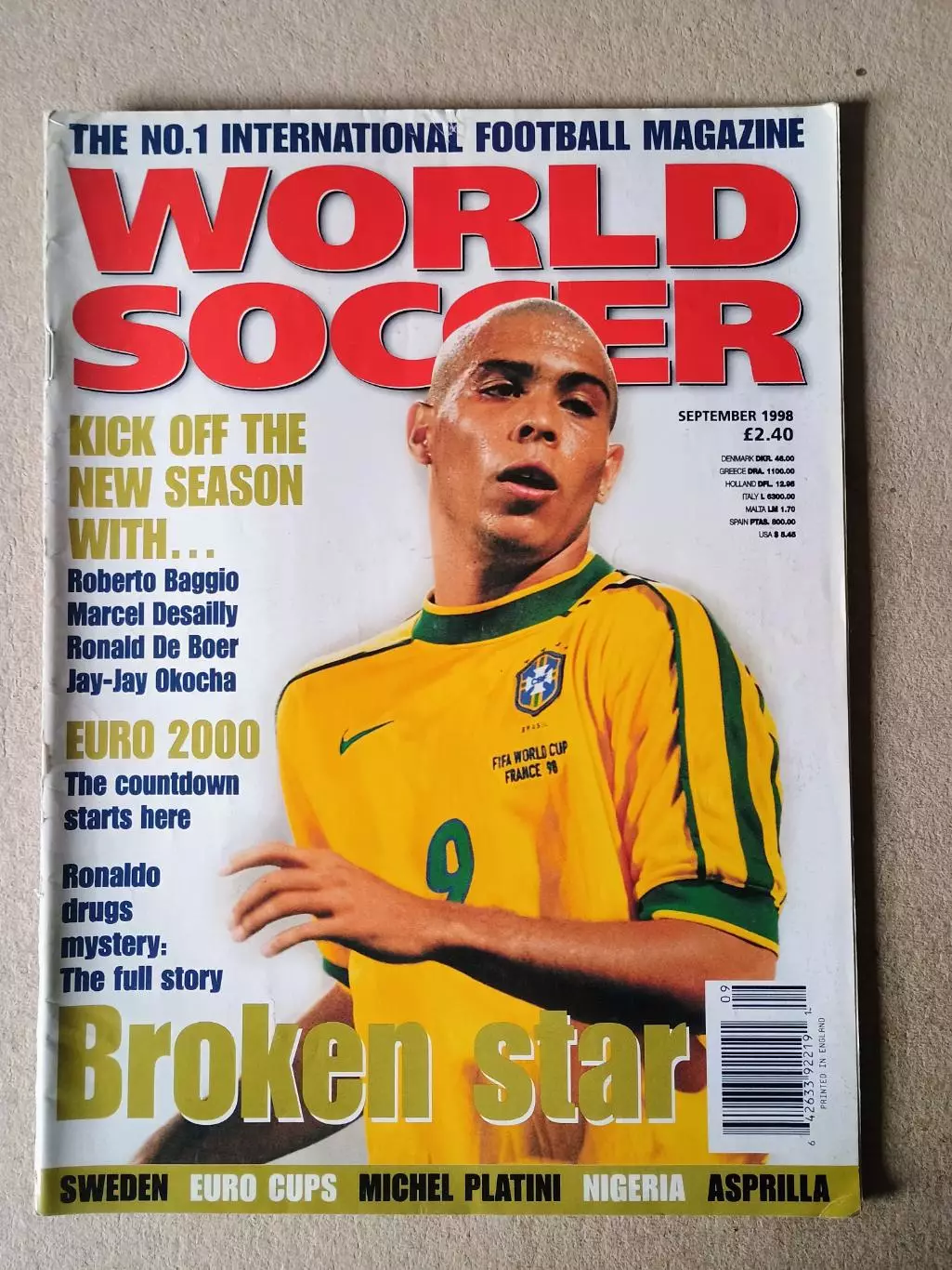 World Soccer 9/1998