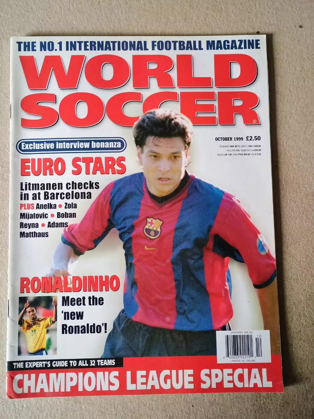 World Soccer 10/1999