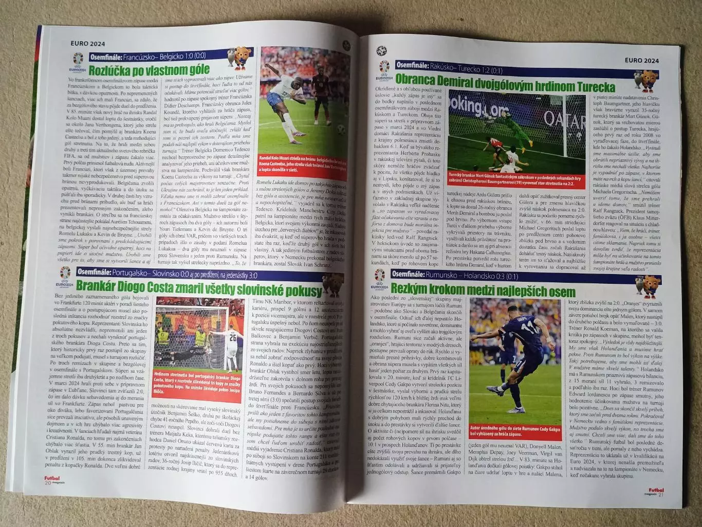 Futbal magazin 7/2024 - Хроника чемпионата Европы 2024 года 6