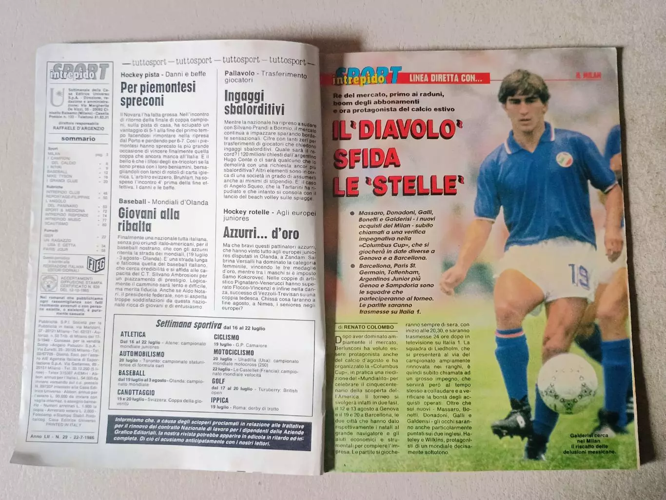 Sport Intrepido 29/1986 - полный 1