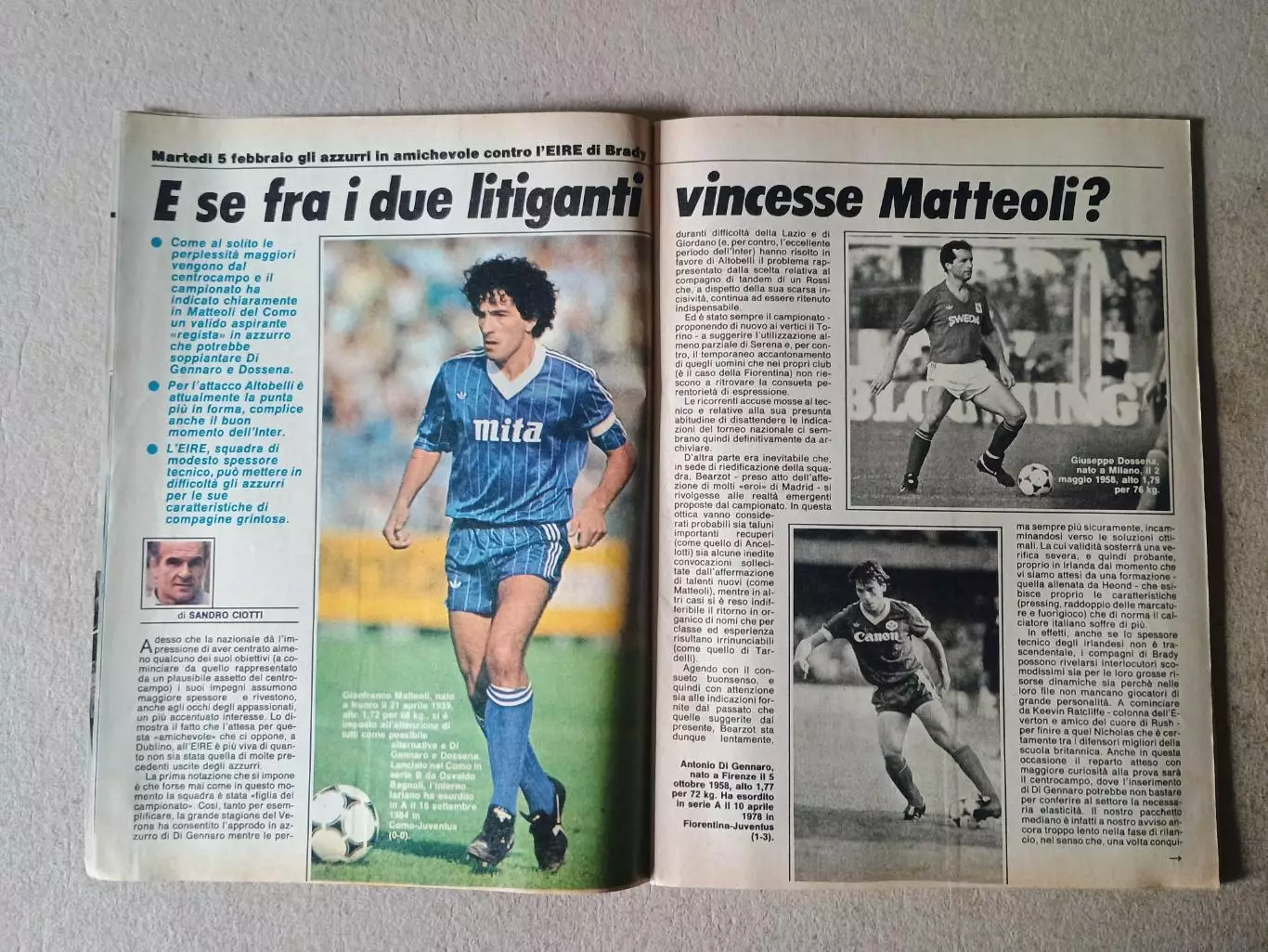 Sport Intrepido 6/1985 - Страницы 51-54 отсутствуют. 6