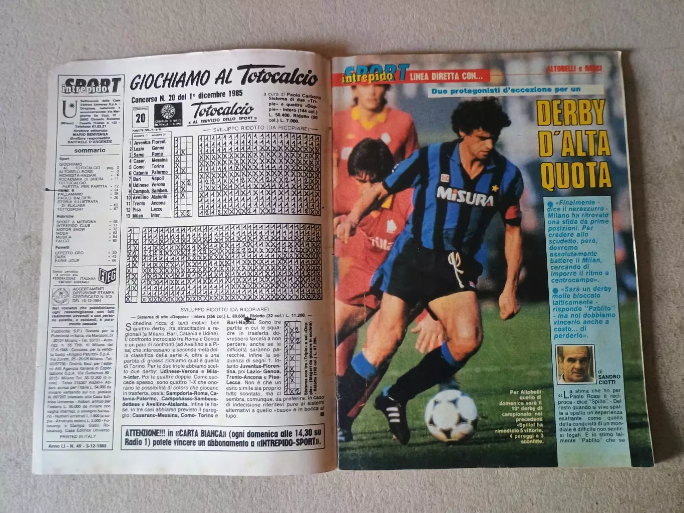 Sport Intrepido 49/1985 - Страницы 51-54 отсутствуют. 1