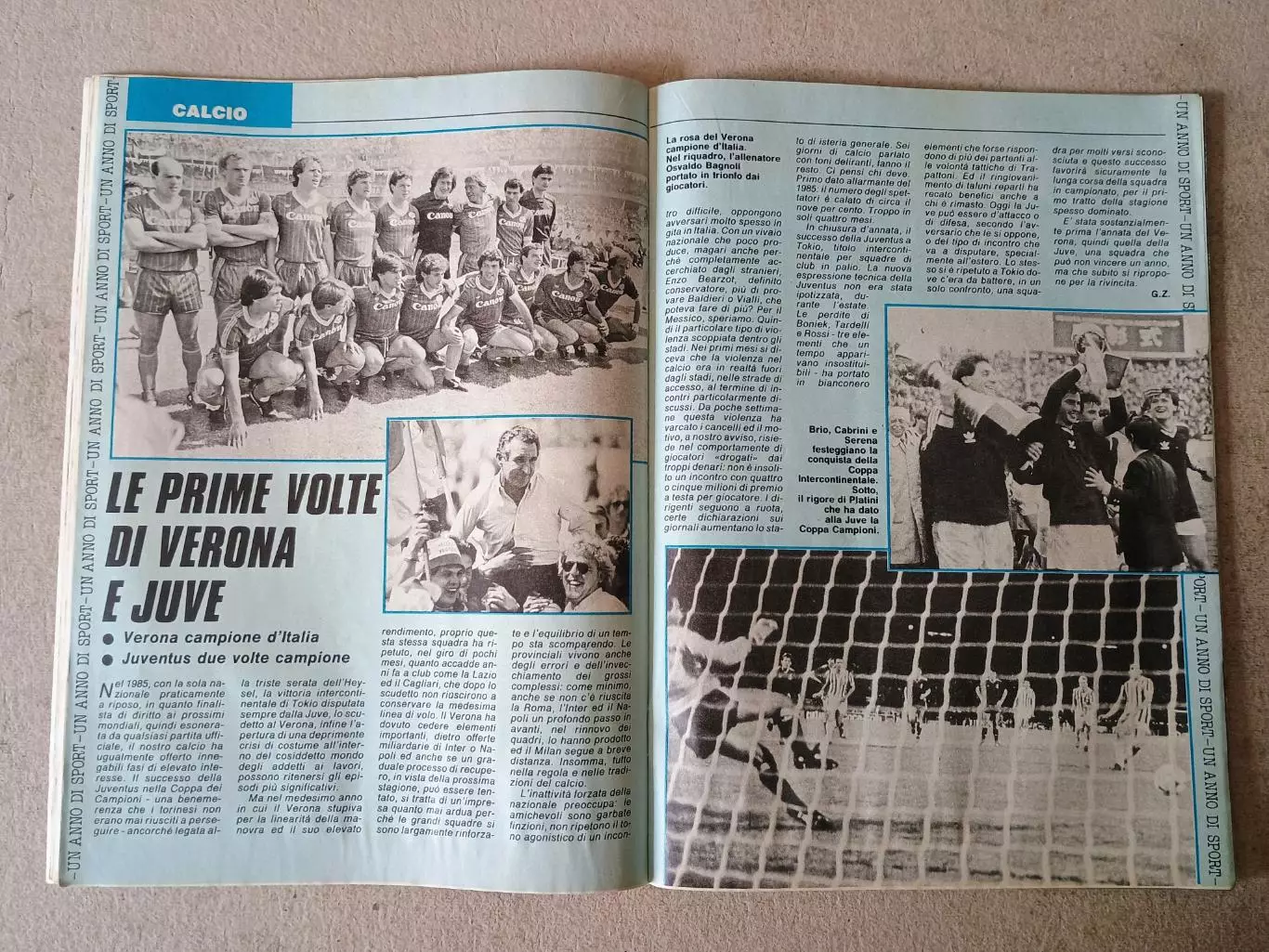 Sport Intrepido 53/1985 - отсутствует календарь 5