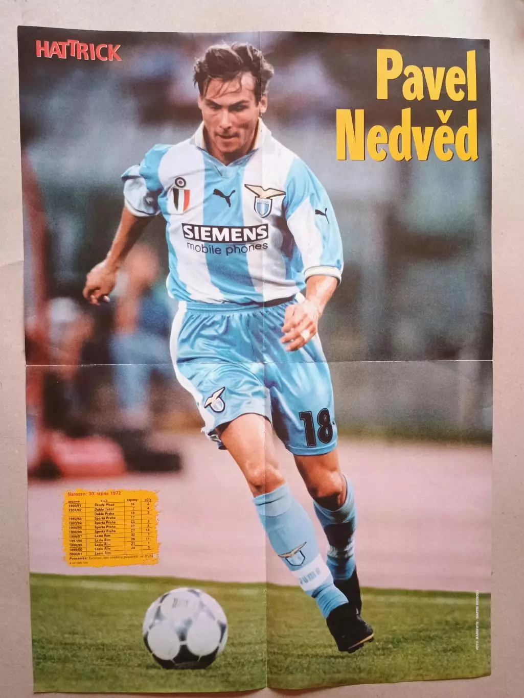 Плакат А2- Arsenal, Nedved 1