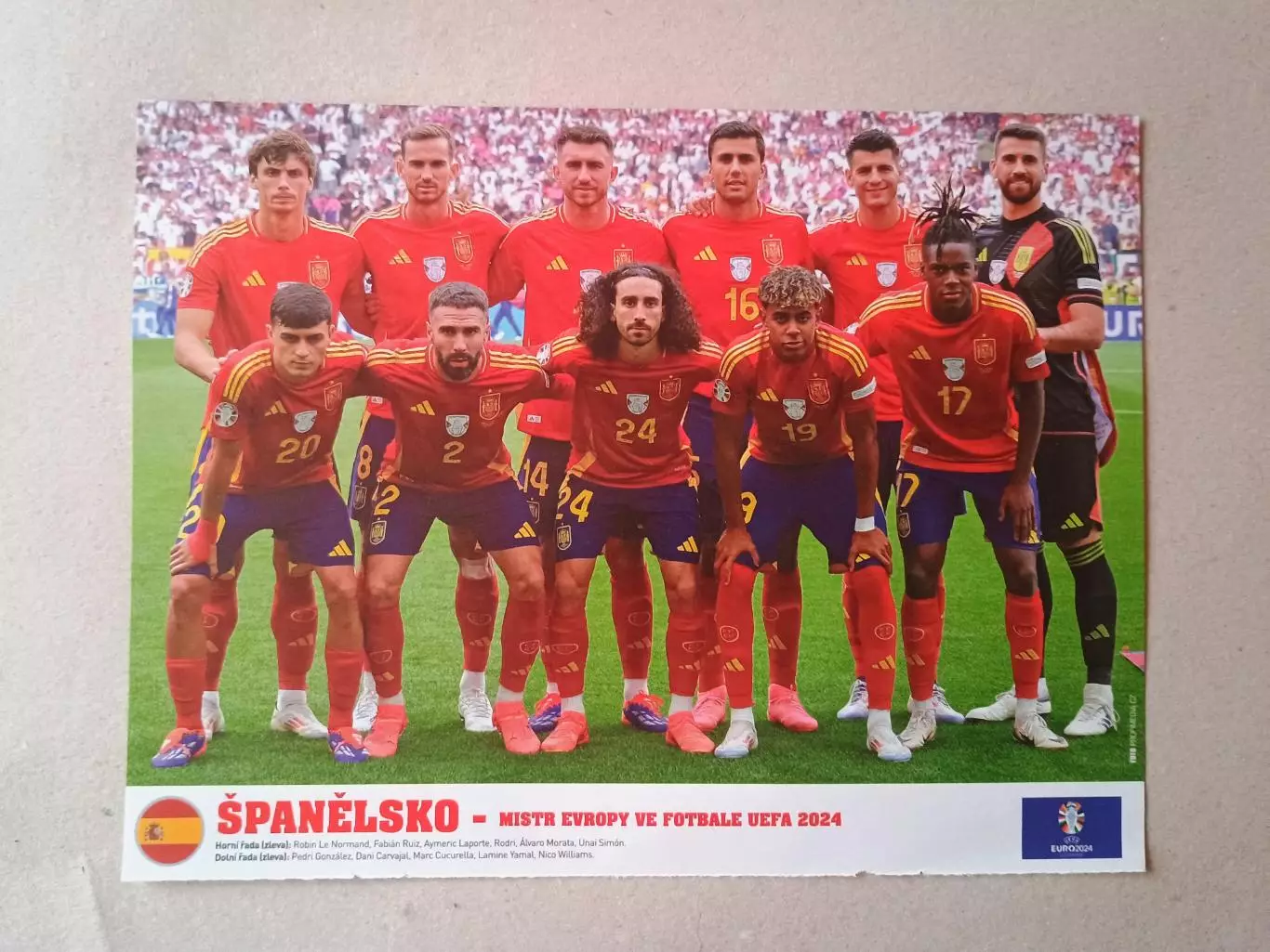 Плакат А4- Spain,Olomouc