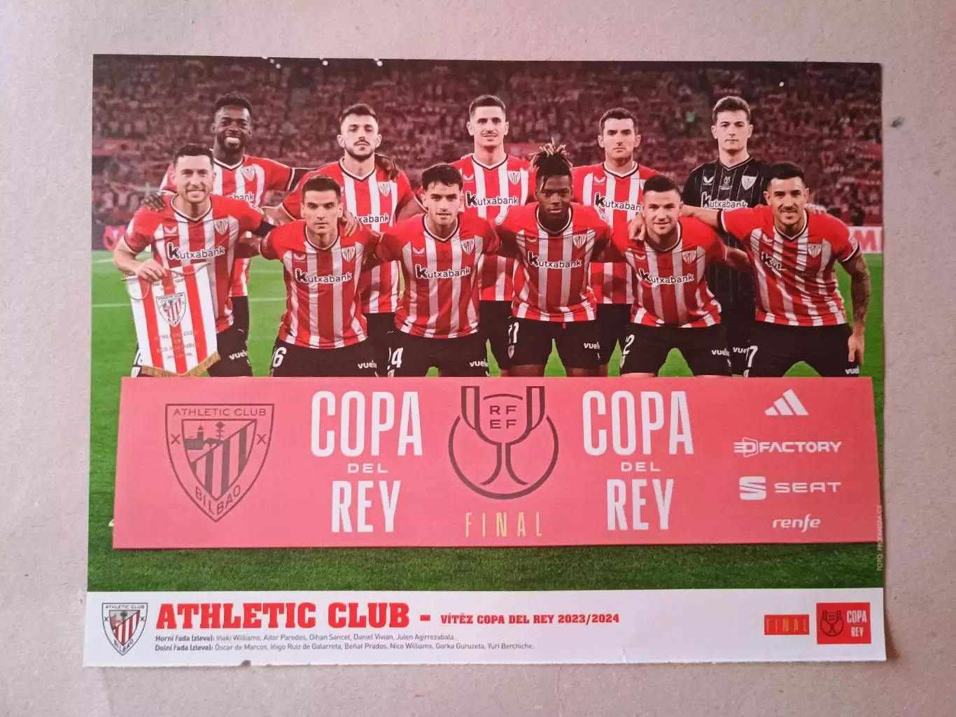 Плакат А4- Bilbao,Argentina