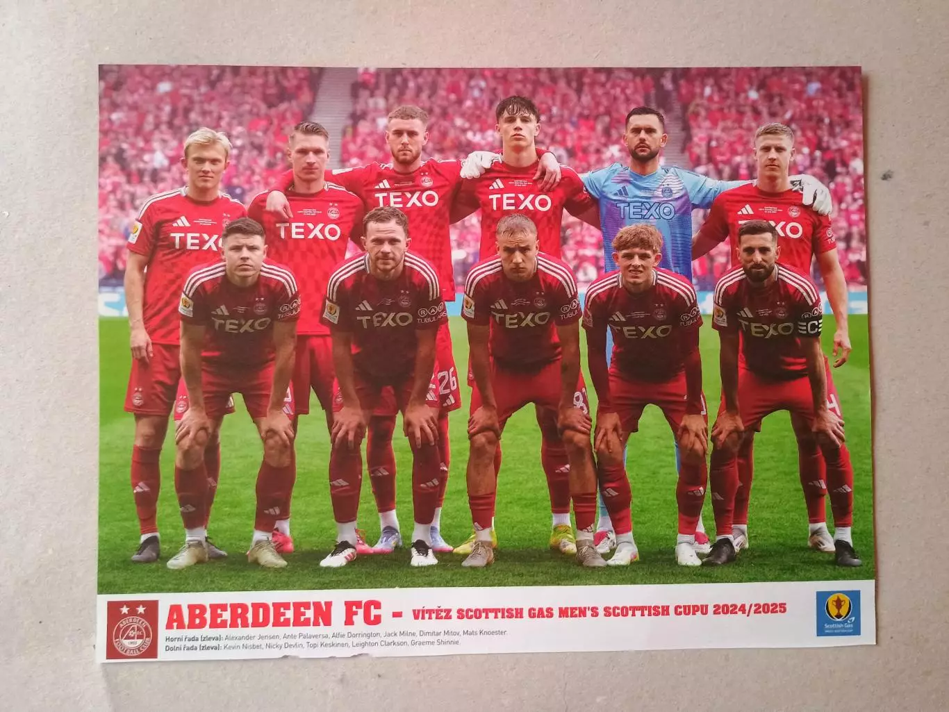Плакат А4- Aberdeen,Atalanta