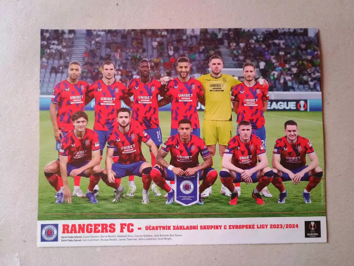 Плакат А4- Slovensko,Gl.Rangers 1