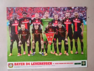 Плакат А4- Leverkusen ,PSG