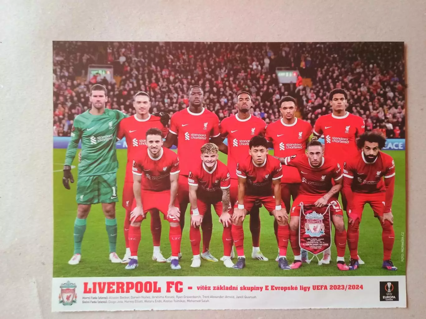 Плакат А4- Liverpool