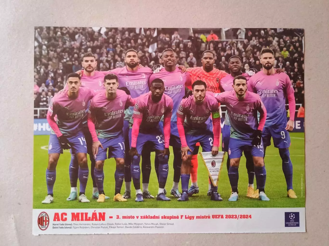 Плакат А4- AC Milan