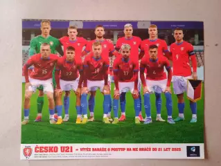 Плакат А4- Czechia U-21