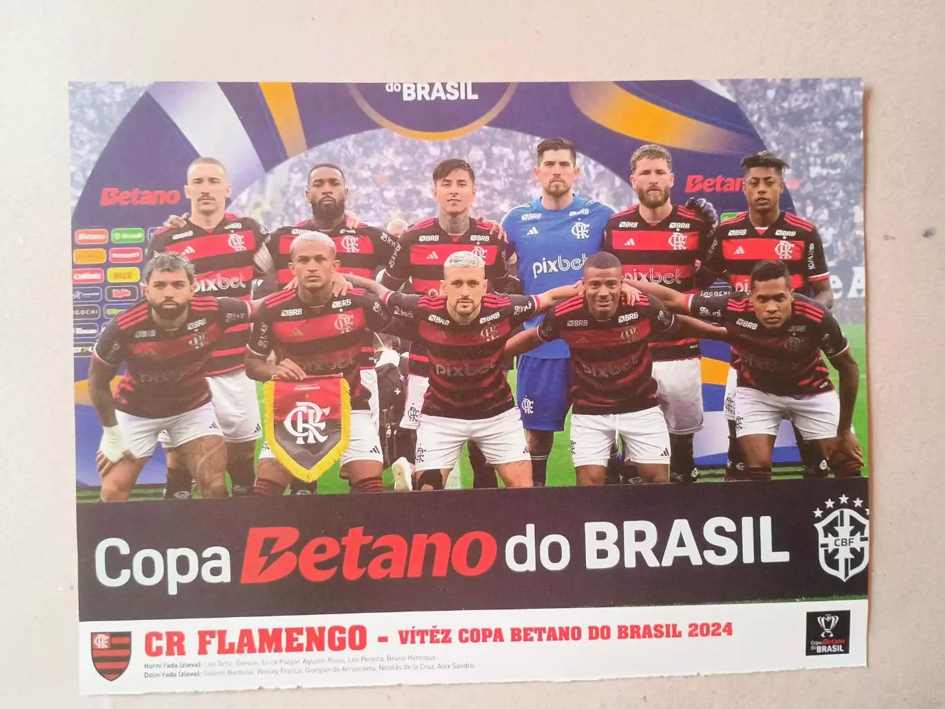 Плакат А4- Flamengo