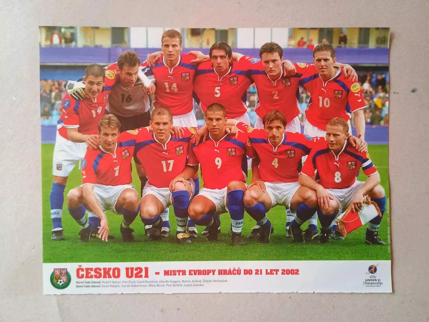 Плакат А4- Czechia U-21 2