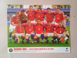 Плакат А4- Czechia U-21 2