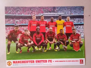 Плакат А4- Manchester United