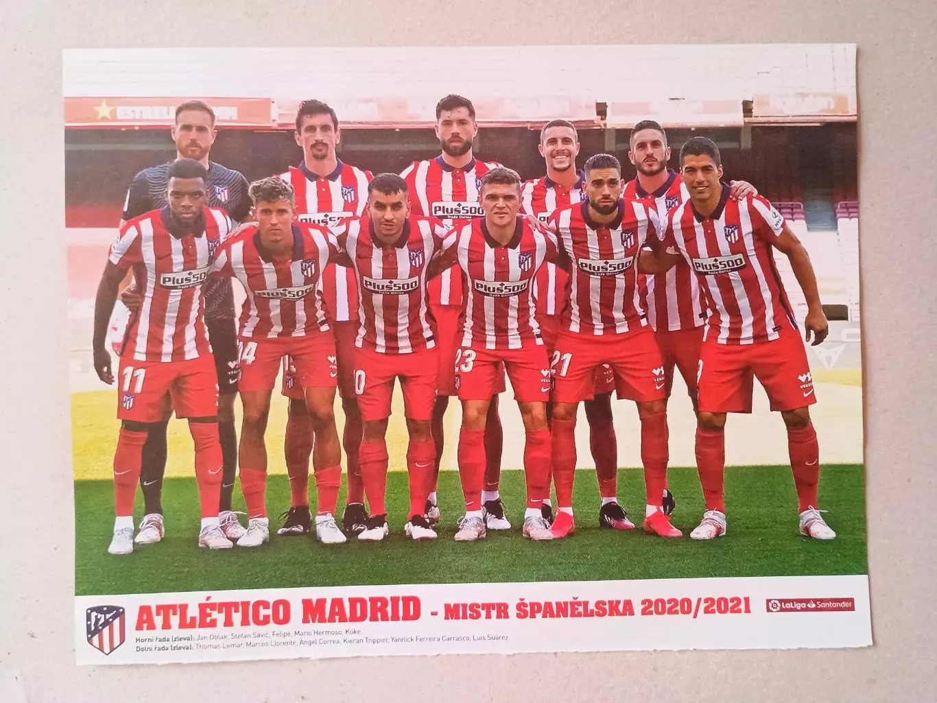 Плакат А4- Atletico Madrid