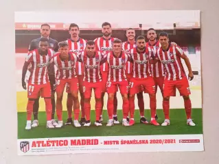 Плакат А4- Atletico Madrid