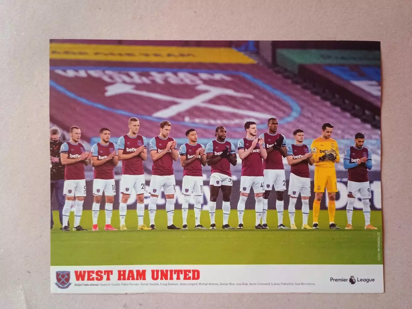 Плакат А4- West Ham