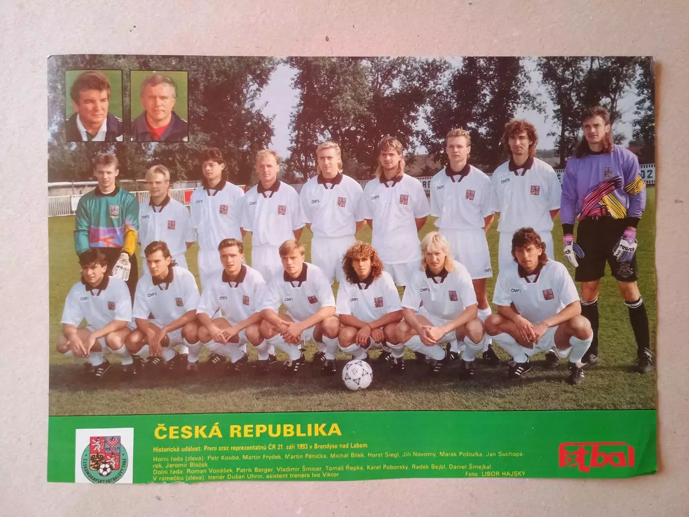 Плакат А4- Czechia U-21.