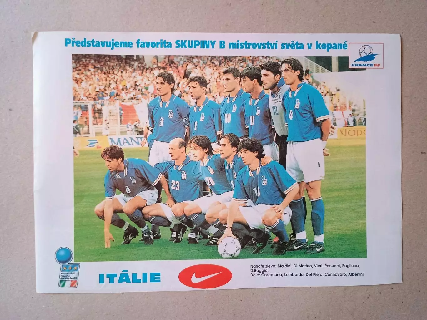 Плакат А4- Italie