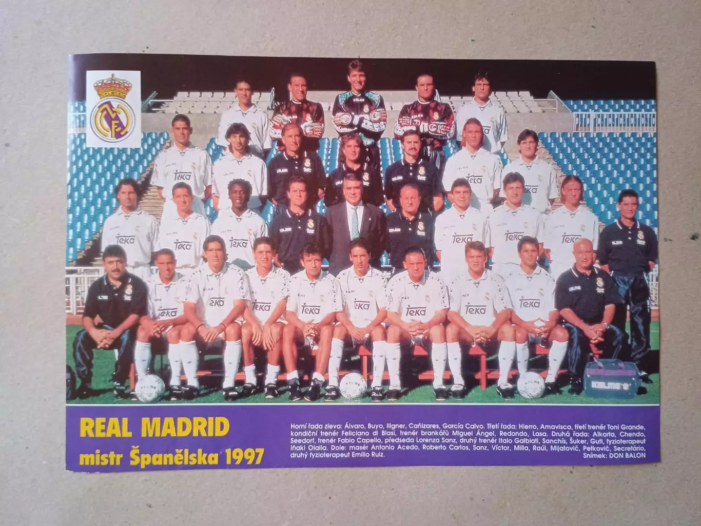 Плакат А4- Real Madrid