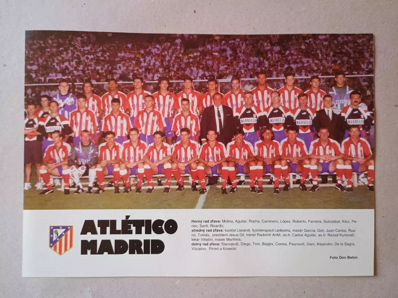 Плакат А4- Atletico Madrid 2