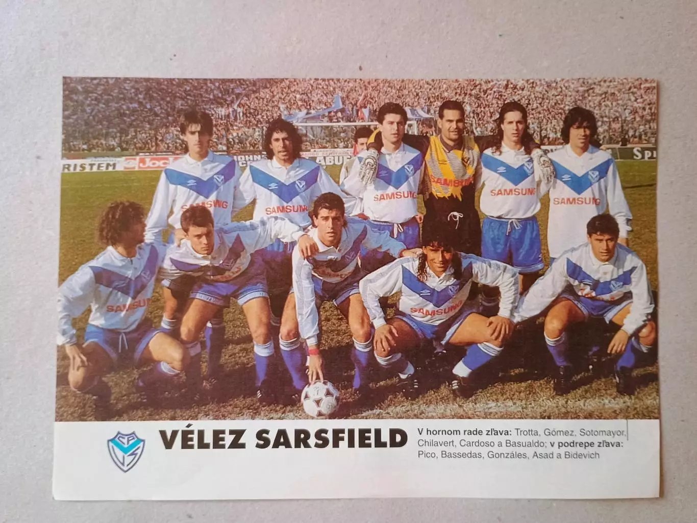Плакат А4- Velez Sarsfield
