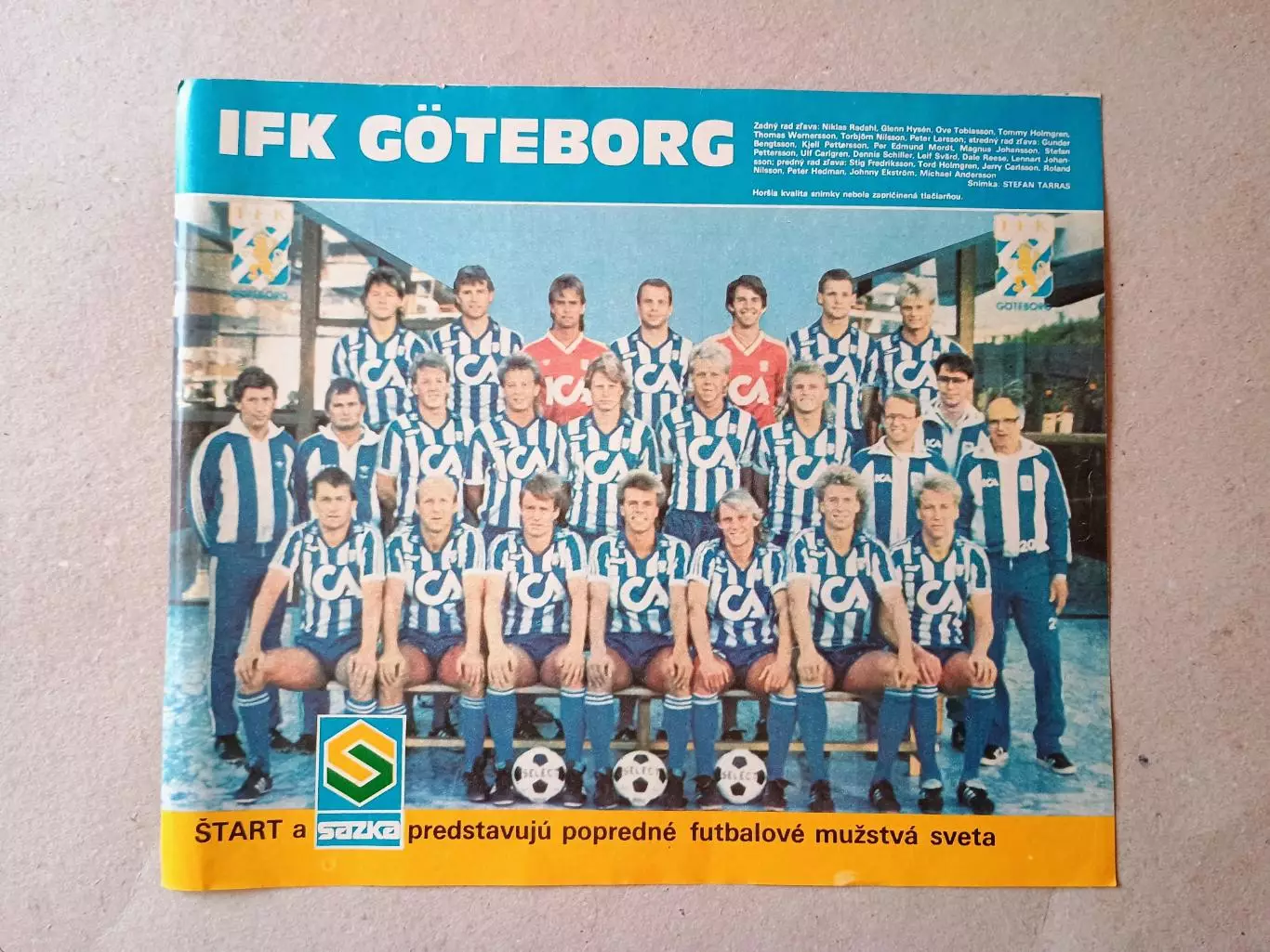 Плакат из журнала ,,Start- Goteborg