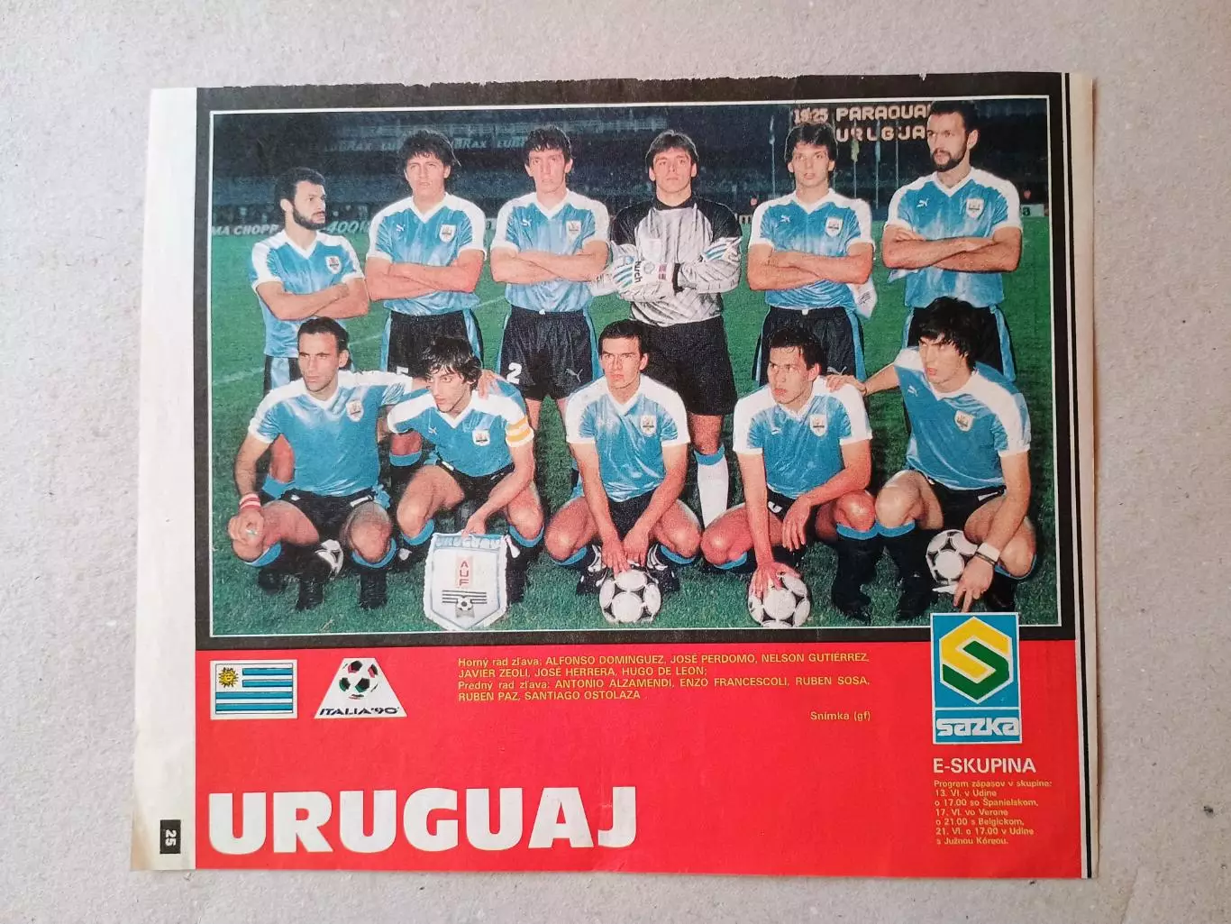 Плакат из журнала ,,Start- Uruguay